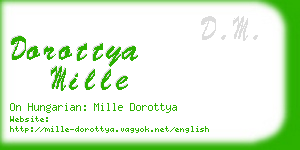 dorottya mille business card